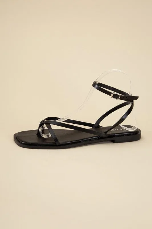 Strappy Flat Sandals