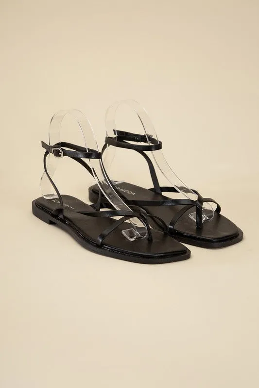 Strappy Flat Sandals