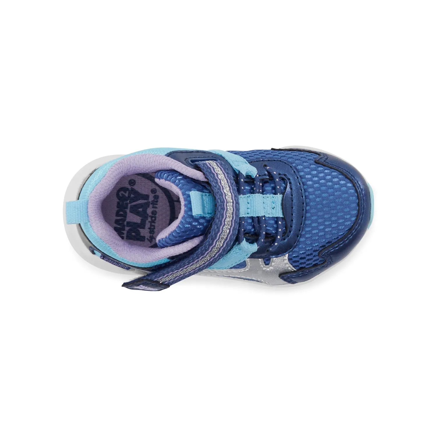 Stride Rite M2P PLAYER - NAVY METALLIC Girls Running Shoes