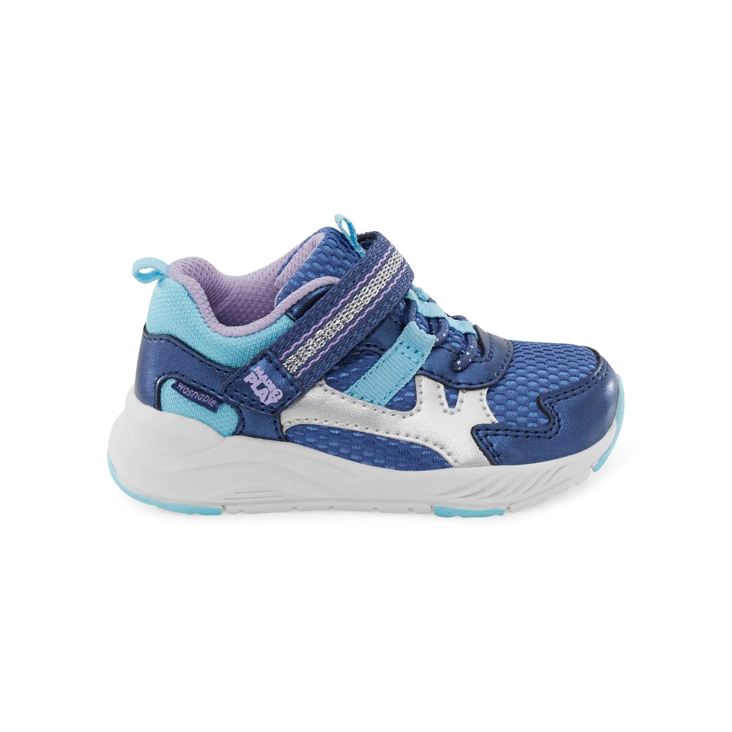 Stride Rite M2P PLAYER - NAVY METALLIC Girls Running Shoes