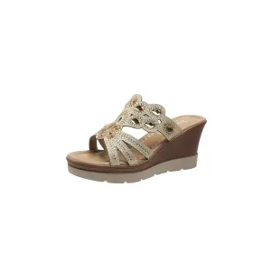 Sunkissed Sparkle Wedge Sandals