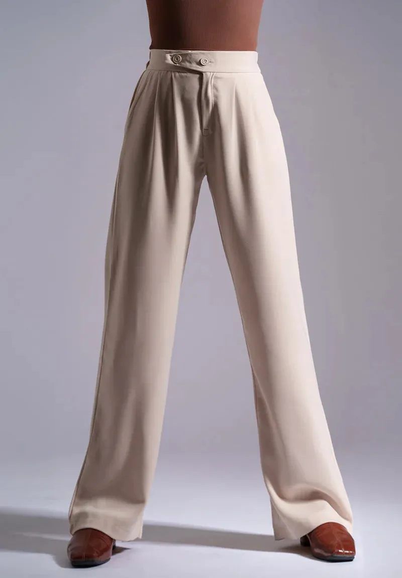 Tailored Pleat Korean Pants