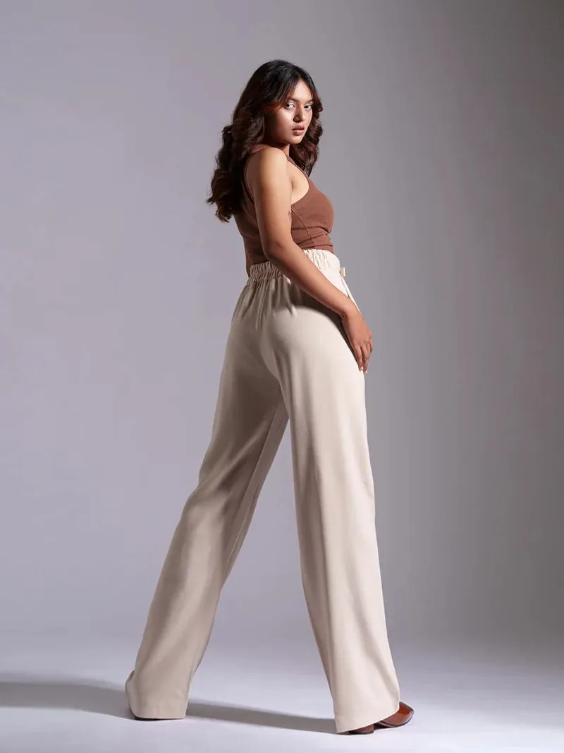 Tailored Pleat Korean Pants