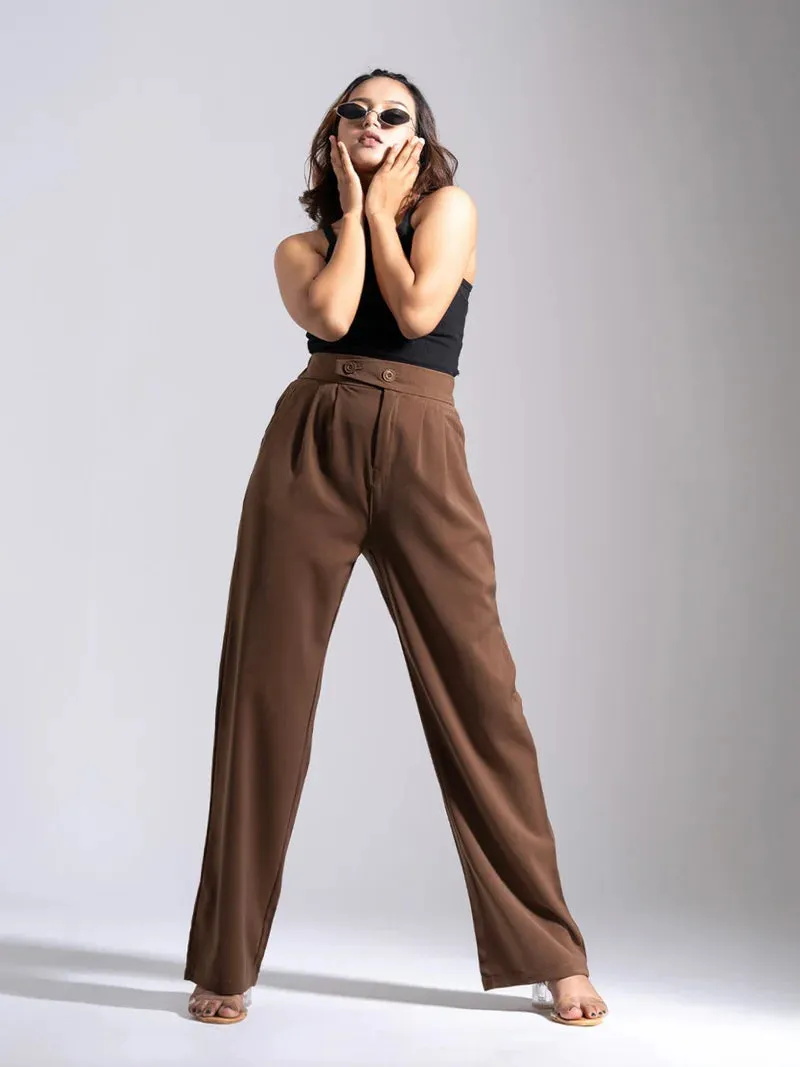 Tailored Pleat Korean Pants