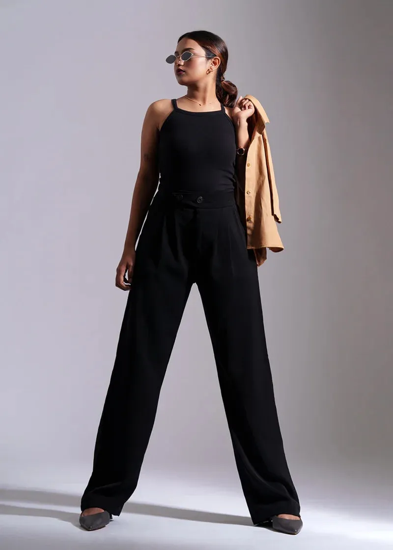 Tailored Pleat Korean Pants