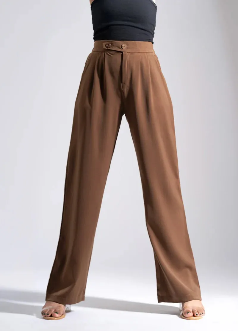 Tailored Pleat Korean Pants