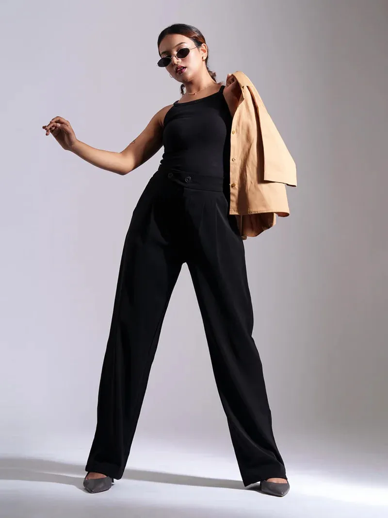 Tailored Pleat Korean Pants