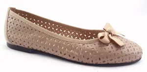 Tessa Beige Leather