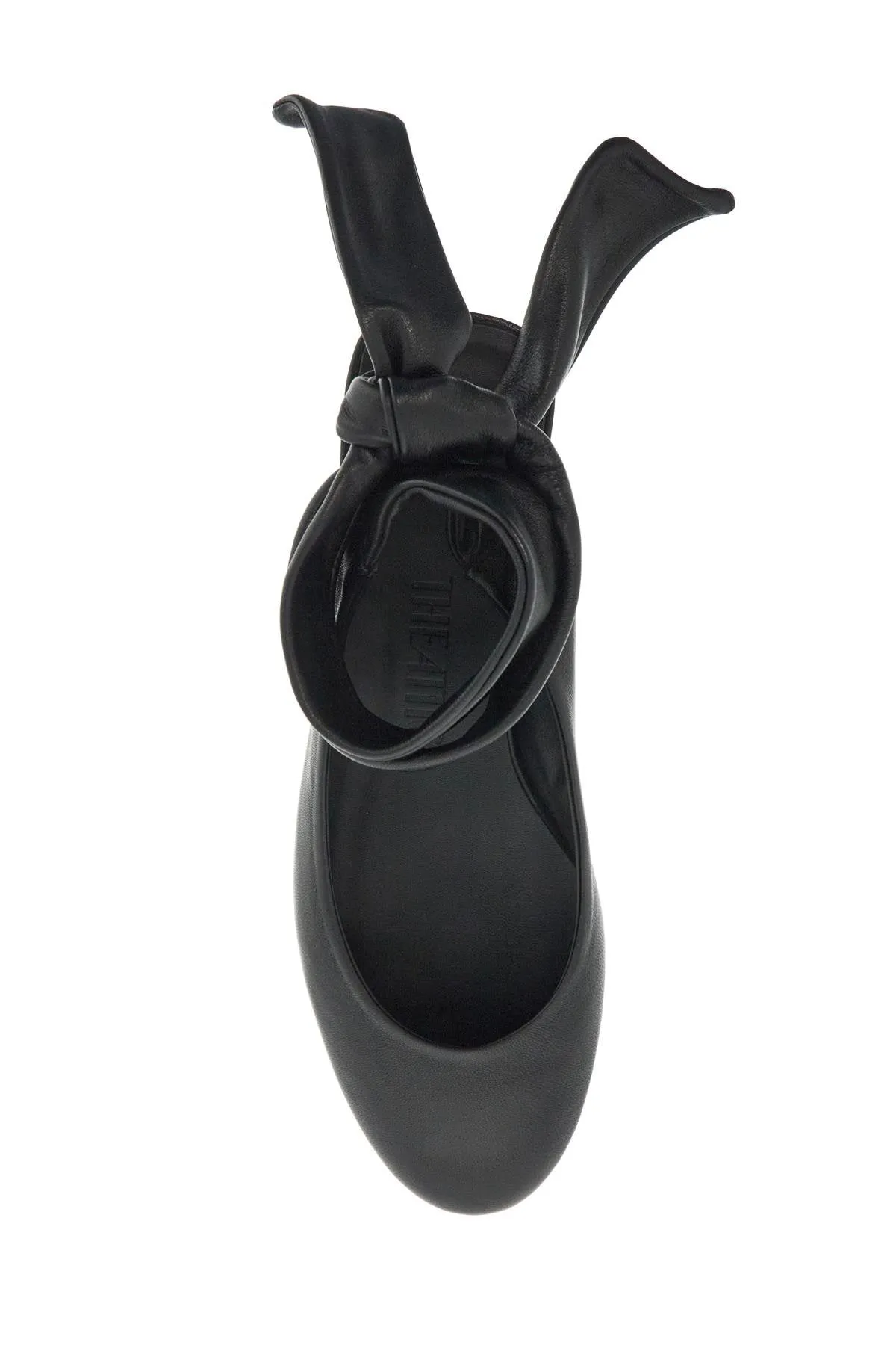 The Attico Cloe Leather Ballerina Flats