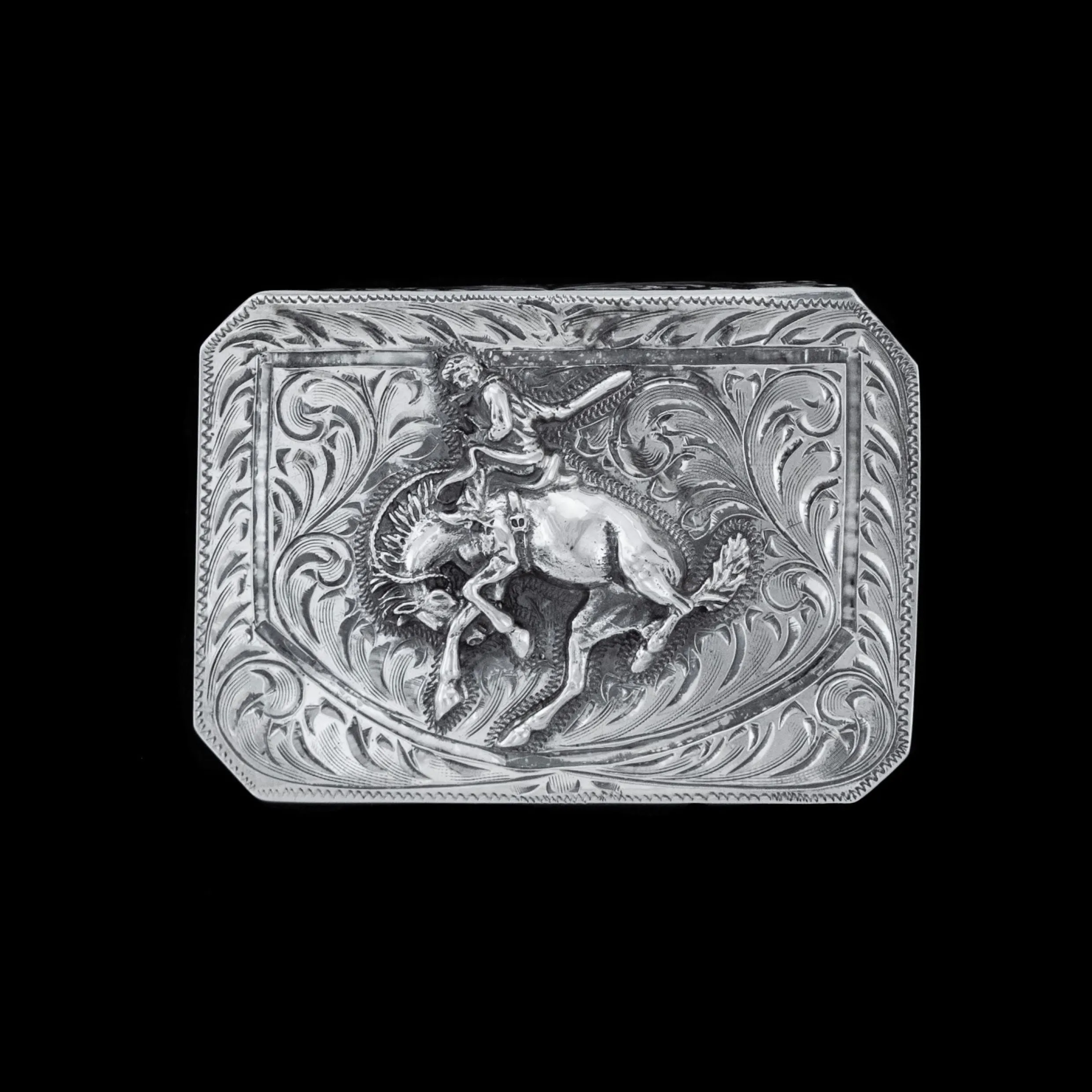 The Centennial Bronc Channel Buckle