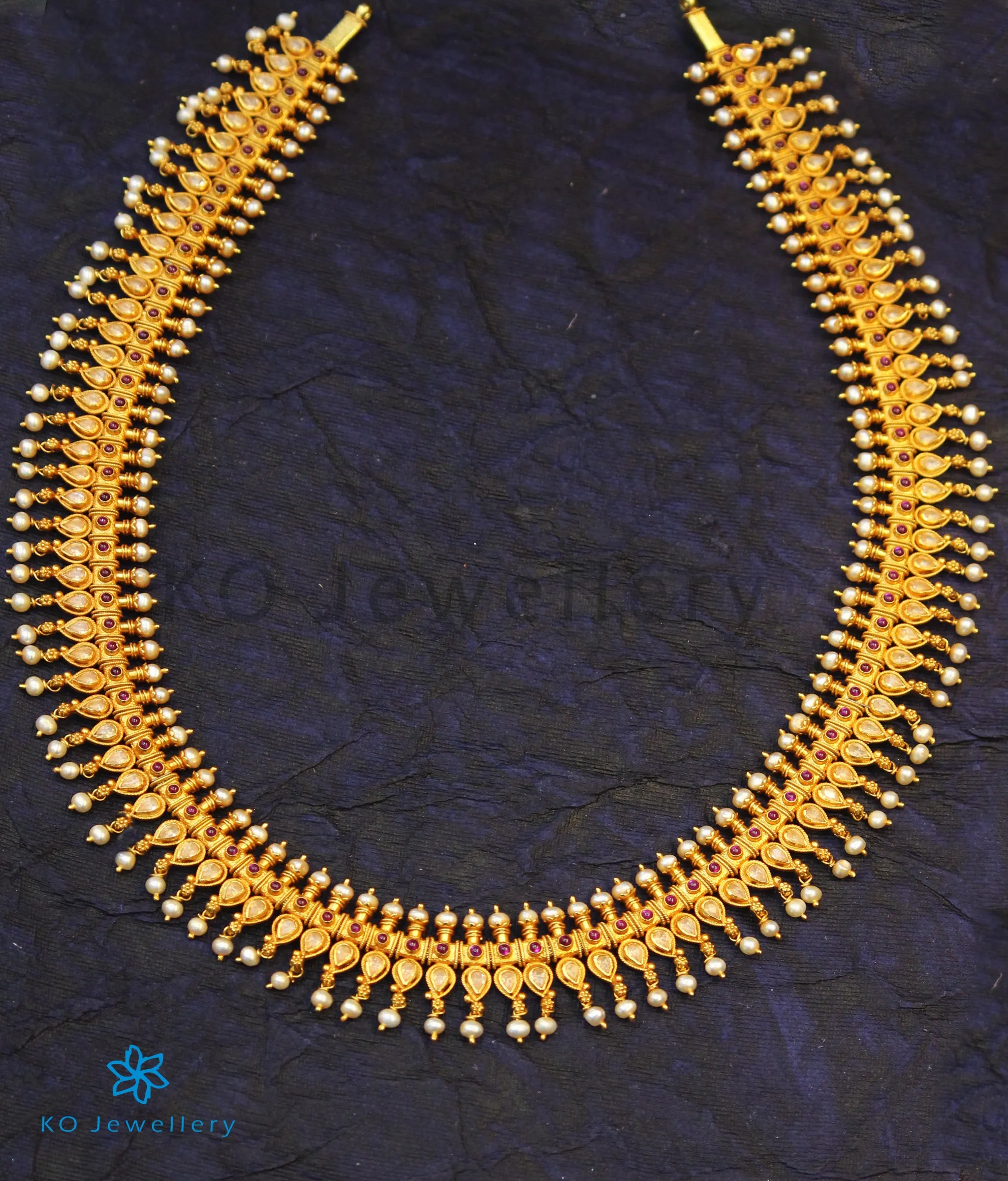 The Nabha Silver Mango Necklace/Waistbelt