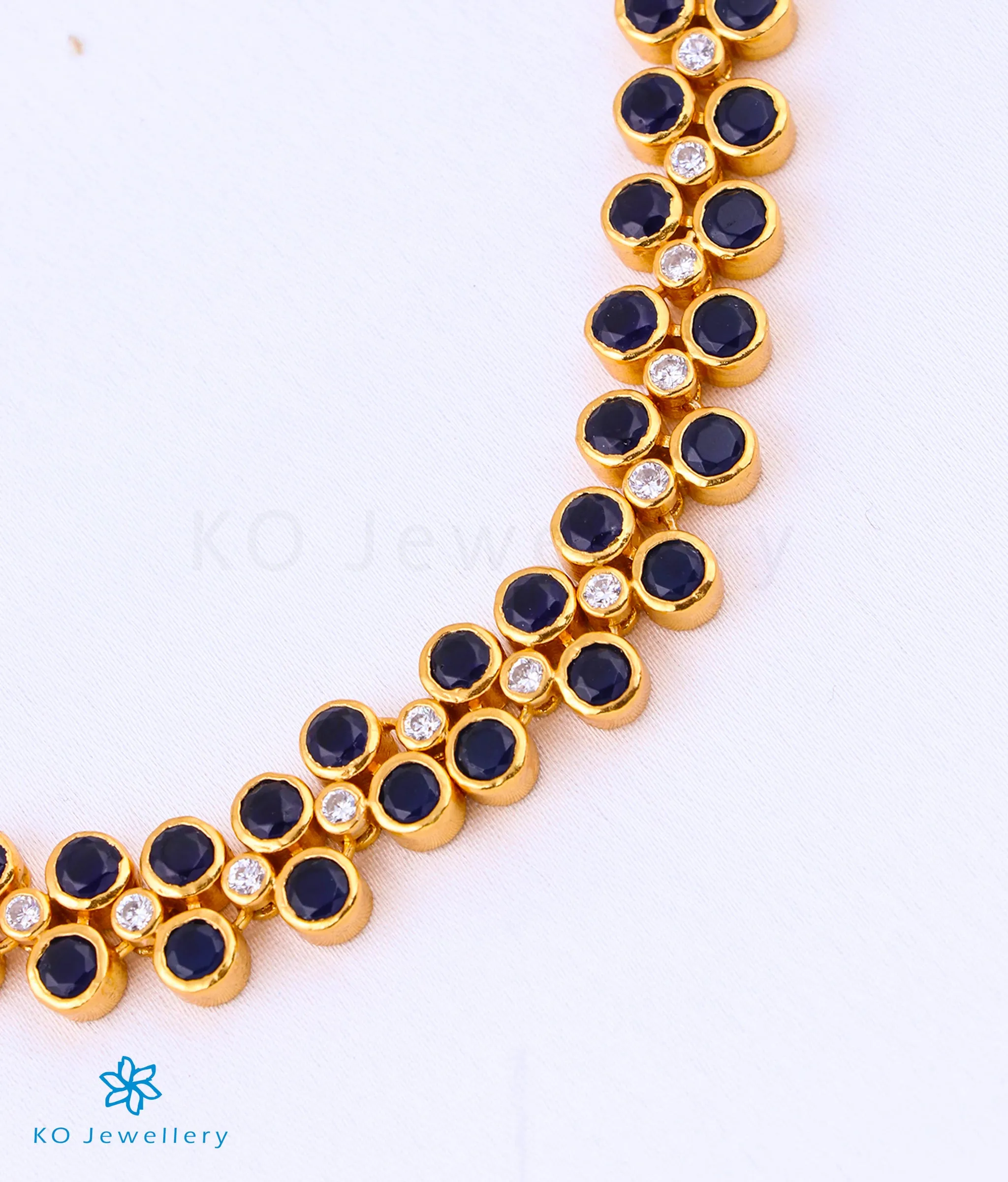 The Nivit Silver Kempu Necklace/Waistbelt