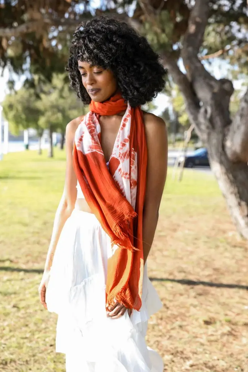TIE DYE LIGHTWEIGHT SCARF