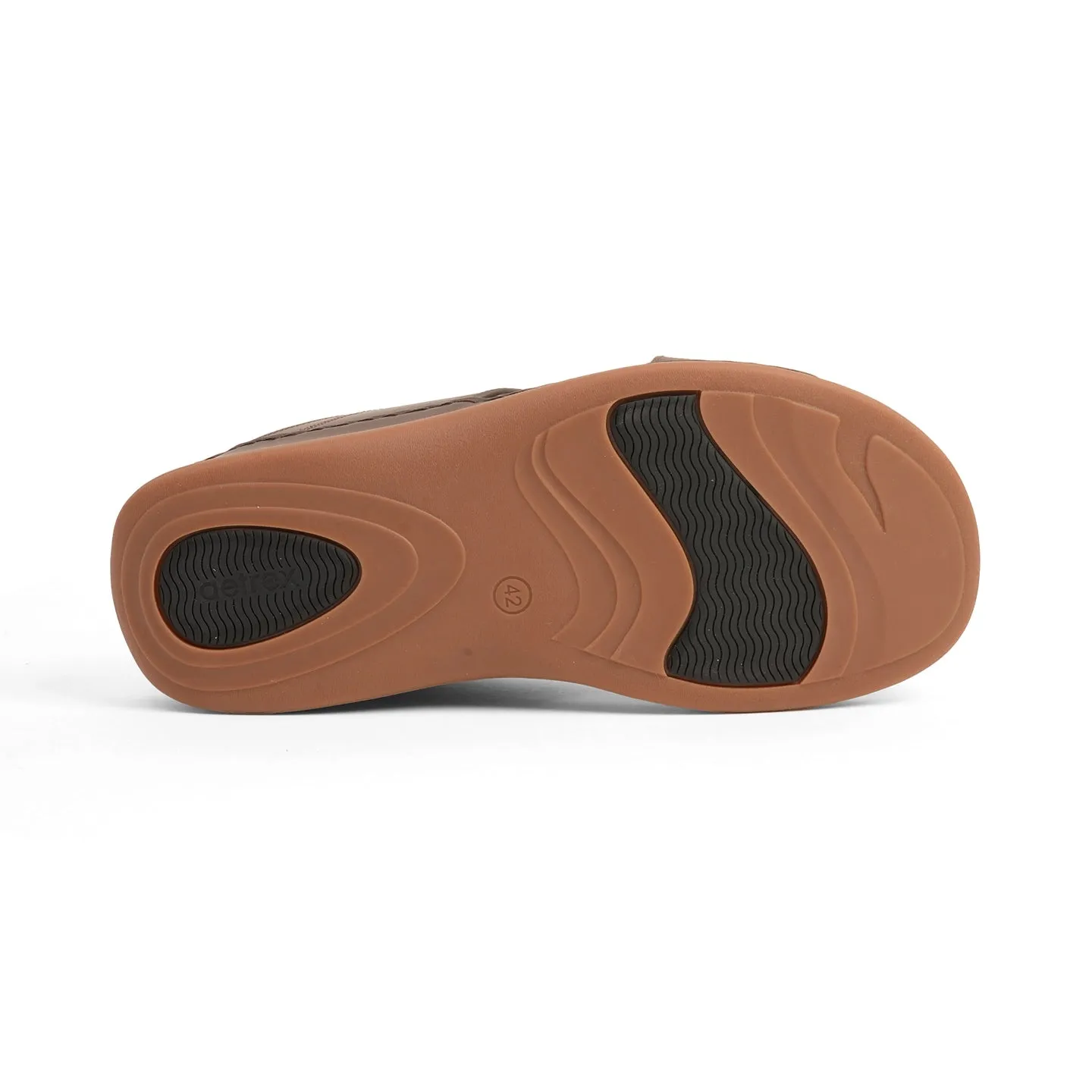 Timeless Unlined Hammered Classic Arabic Sandals Brown