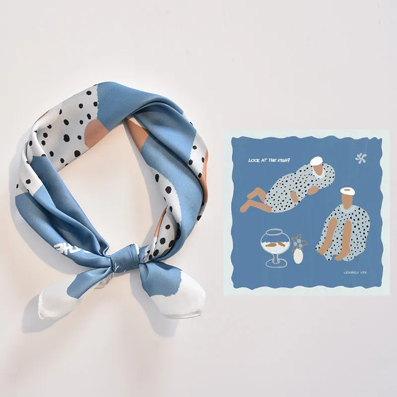 Trendy Women's High-Grade Square Scarf