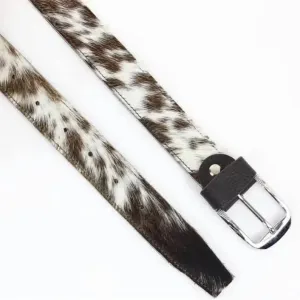 Tricolor Cowhide Belt for Men