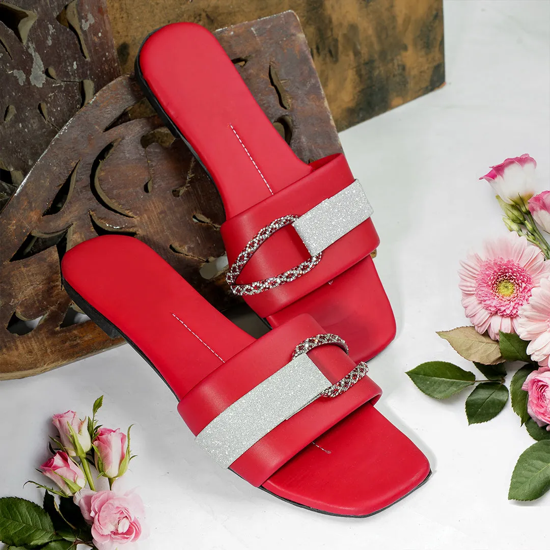 Twinkle Walk Flat - Red