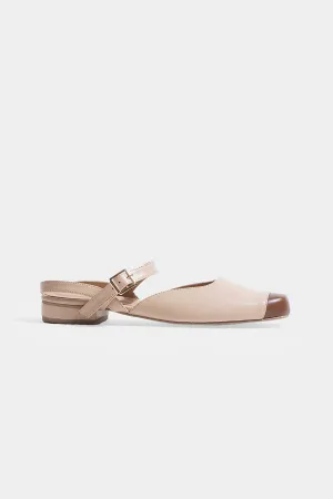 Two-Tone Slingback Flats