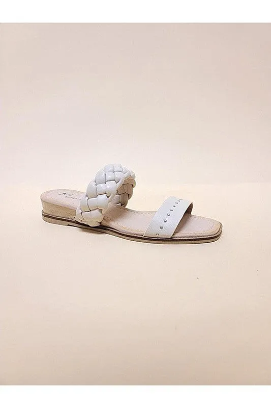 Two-Toned Braided Flats