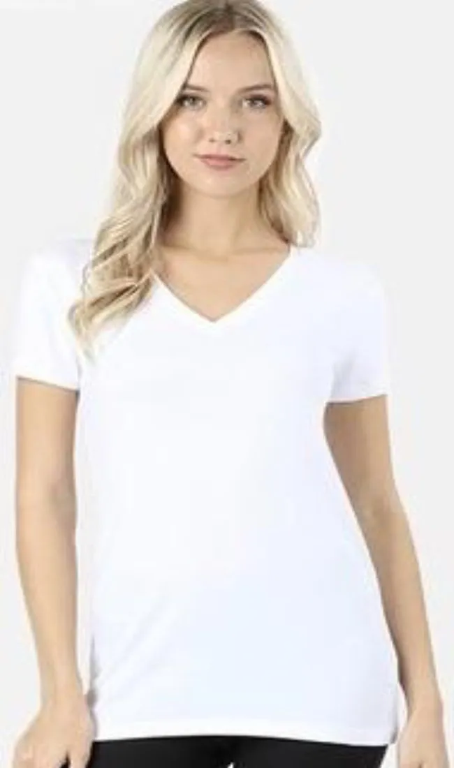V neck Tee-3 colors Final Sale