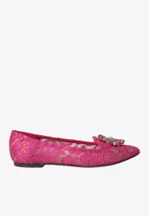 Vally Taormina Lace Ballet Flats