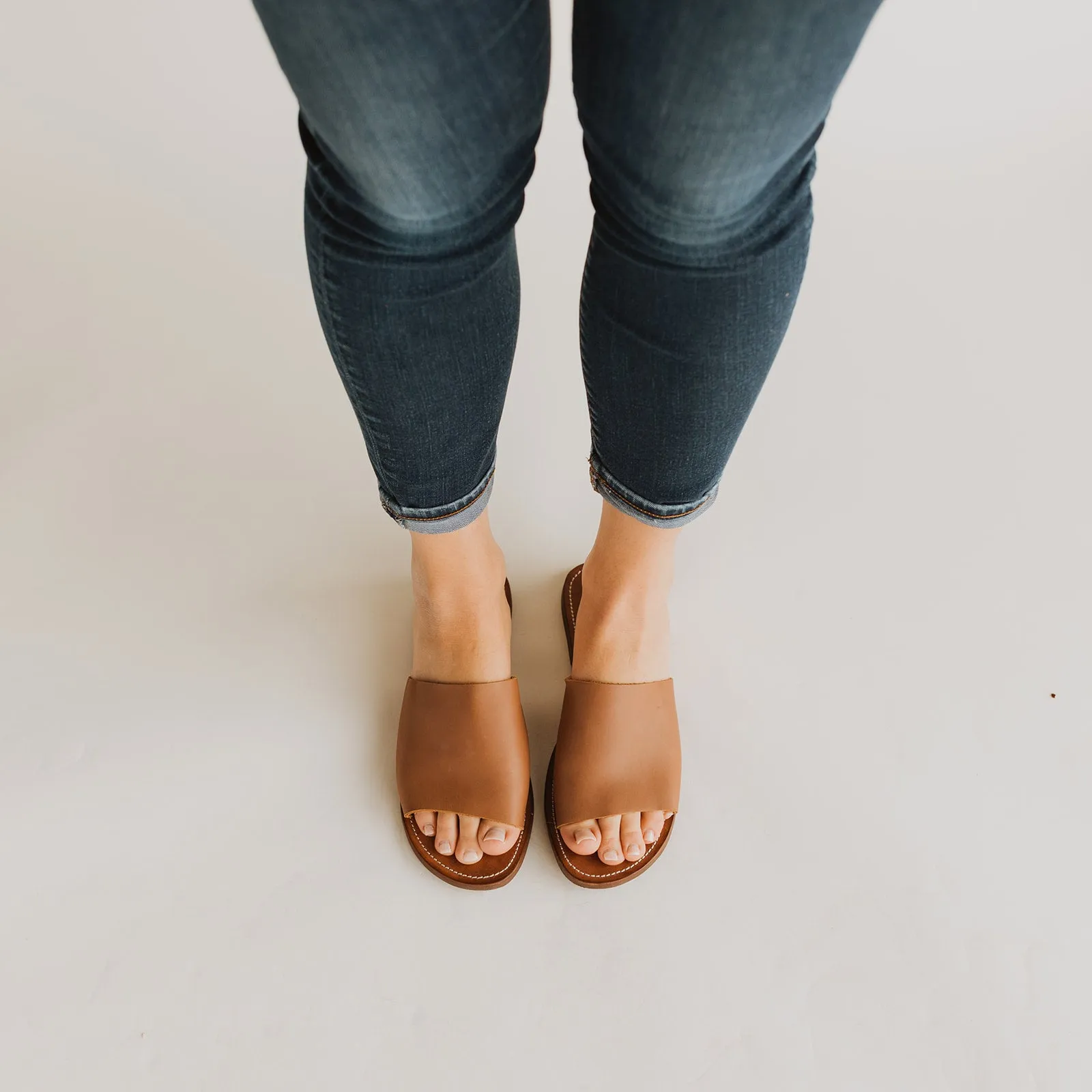 Verano Slide {Women's Leather Sandals}