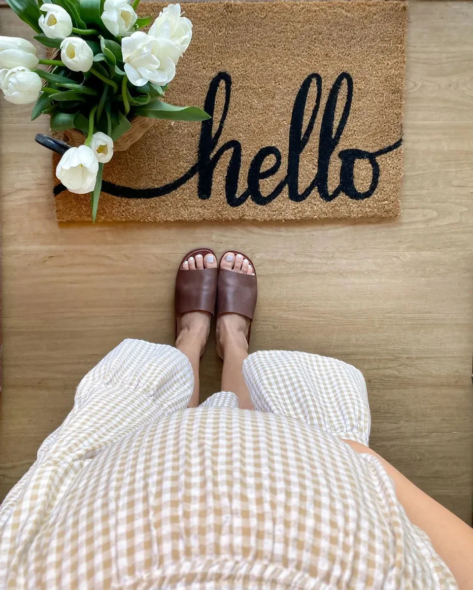 Verano Slide {Women's Leather Sandals}