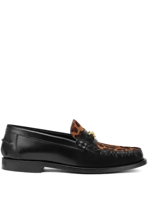 Versace Medusa '95 leopard loafers