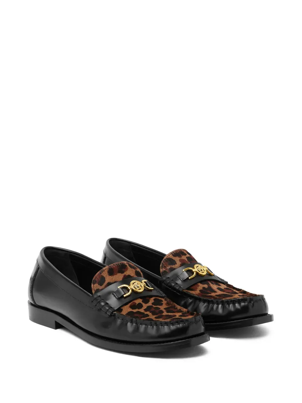 Versace Medusa '95 leopard loafers