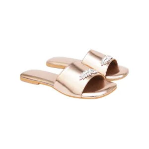 Vivien Gold Flats