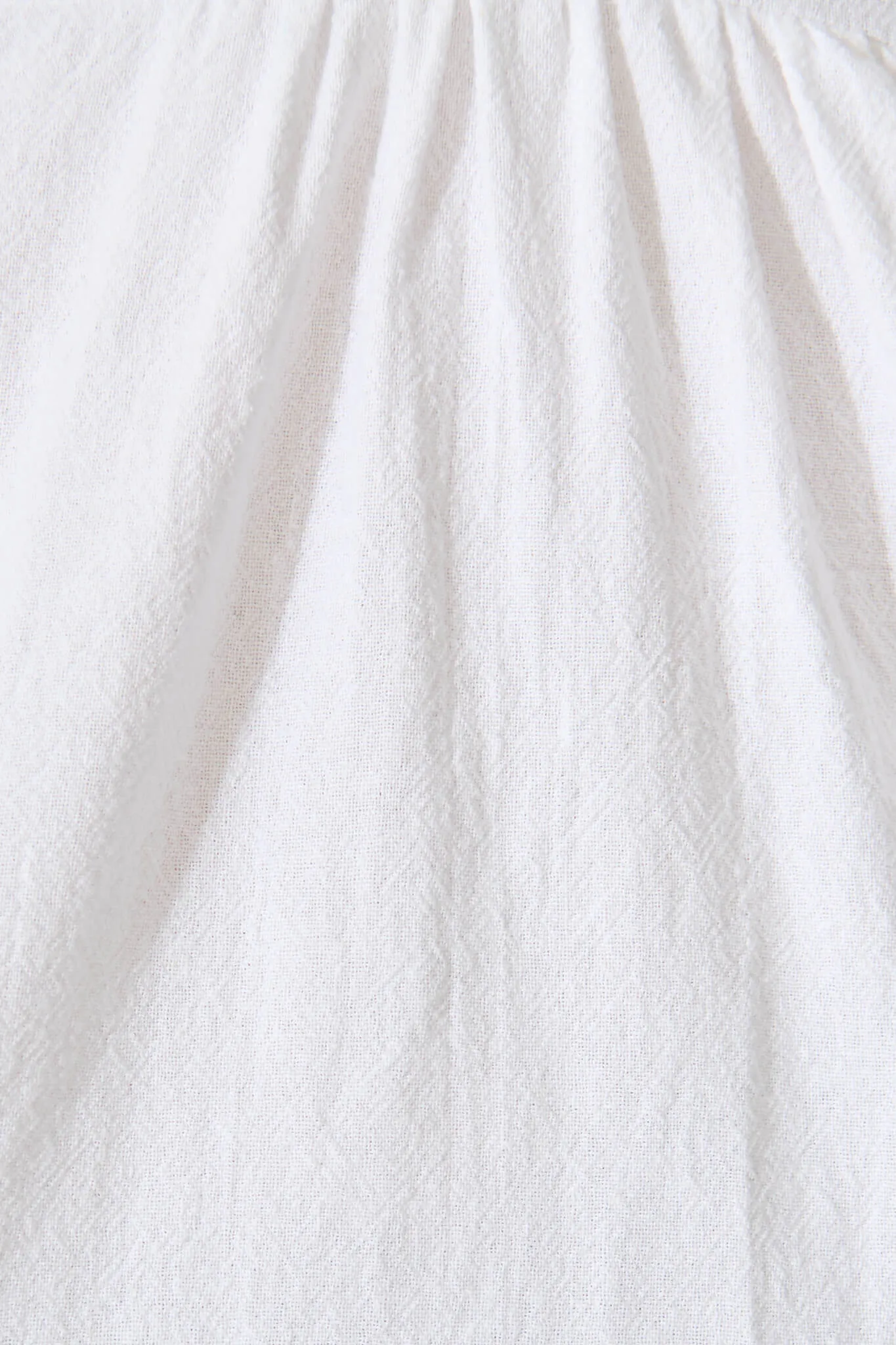 White Cotton Linen Orla Blouse