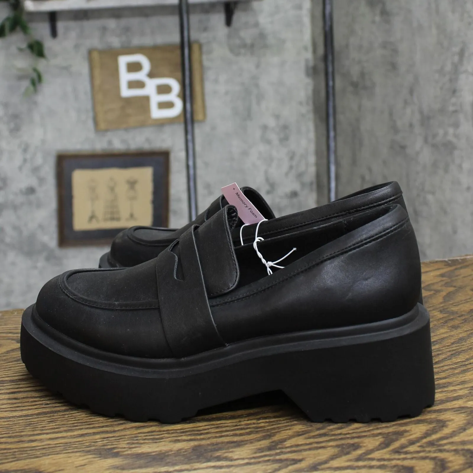 Wild Fable Womens Lacey Loafer Flats with Memory Foam Insole 87930105 Black 11M