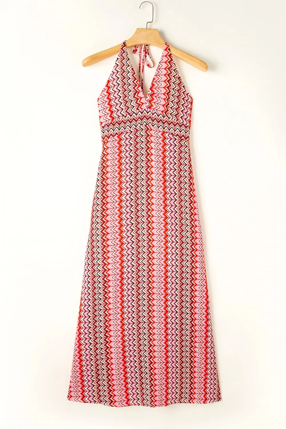 Wild Spirit Slit Halter Maxi Dress