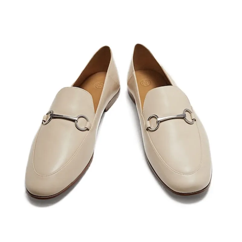Withered 2020shoes women england style office lady simple solid genuine leather Sheepskin soft Lok shoes loafers shoes for women