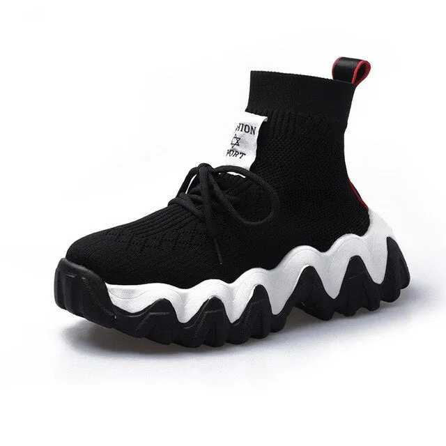 Women Autumn Mesh Breathable Vulcanized Shoes
