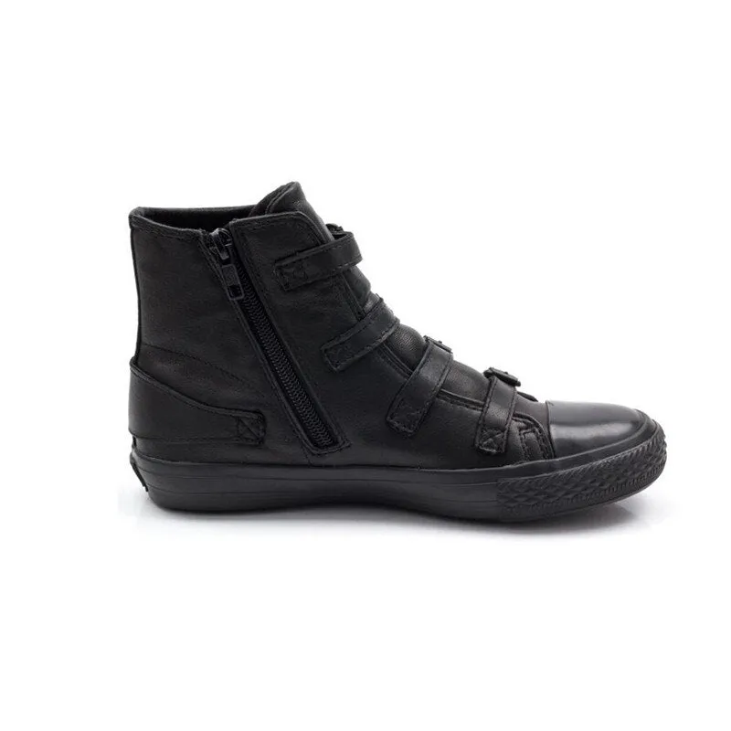 Women Genuine Sheepskin Leather Casual Flat Sneakers
