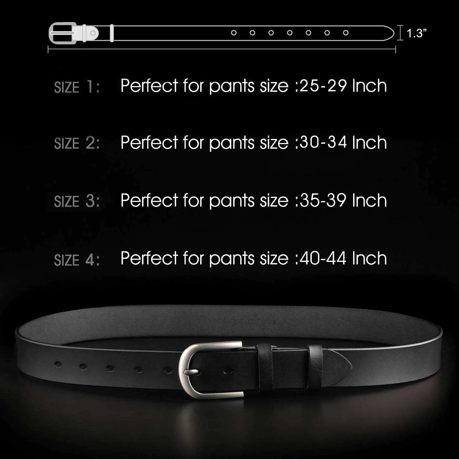 Women Leather Belt for Jeans Pants Dresses Black Ladies Waist Belt With Pin Buckle