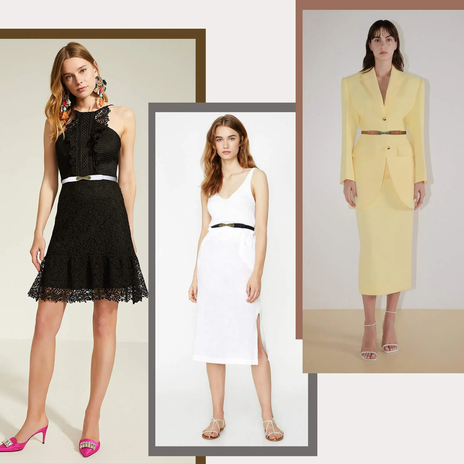Women Skinny Elastic Stretch Belt for Dresses Retro Ladies Waist Vintage Thin Belt by JASGOOD