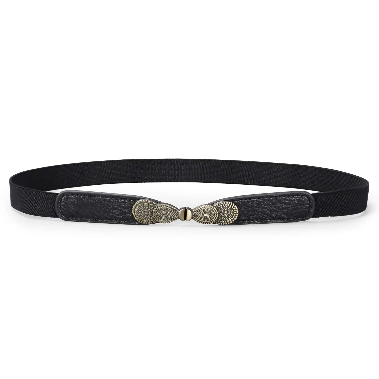 Women Skinny Elastic Stretch Belt for Dresses Retro Ladies Waist Vintage Thin Belt by JASGOOD