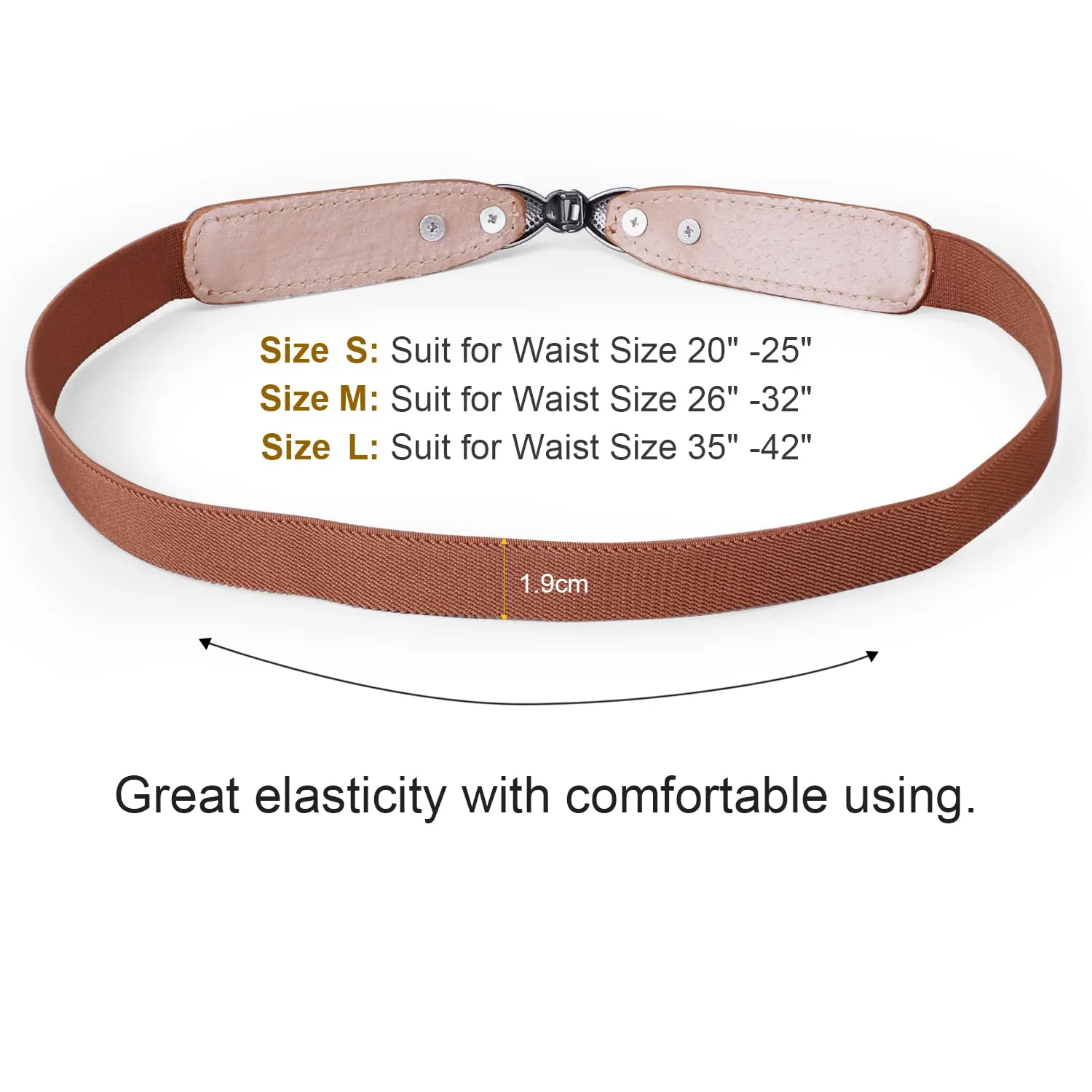 Women Skinny Elastic Stretch Belt for Dresses Retro Ladies Waist Vintage Thin Belt by JASGOOD