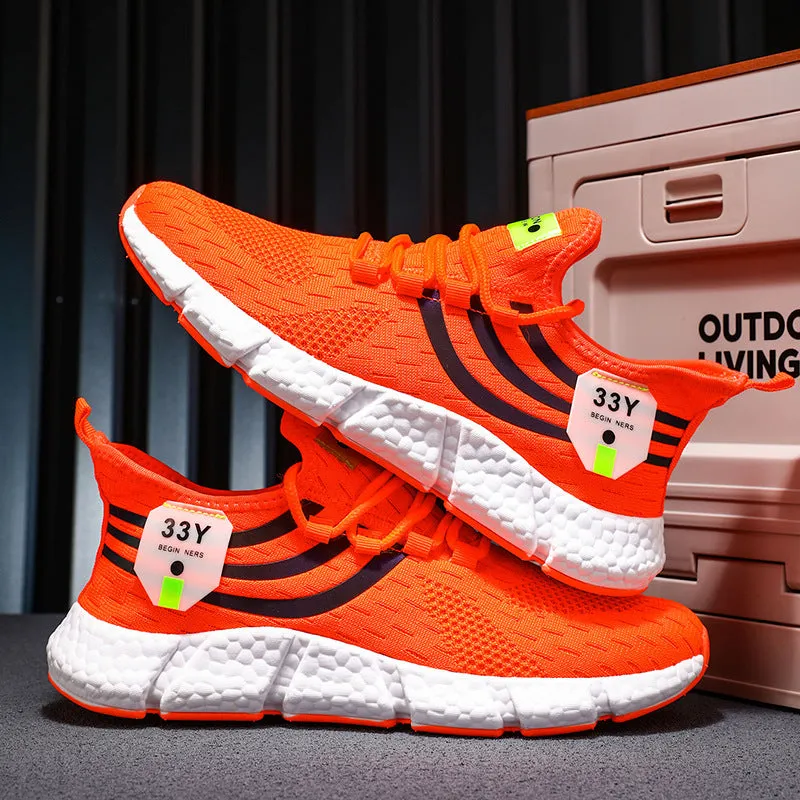 Women's & Men's Couple Trend Breathable Summer Popcorn Running Sneakers