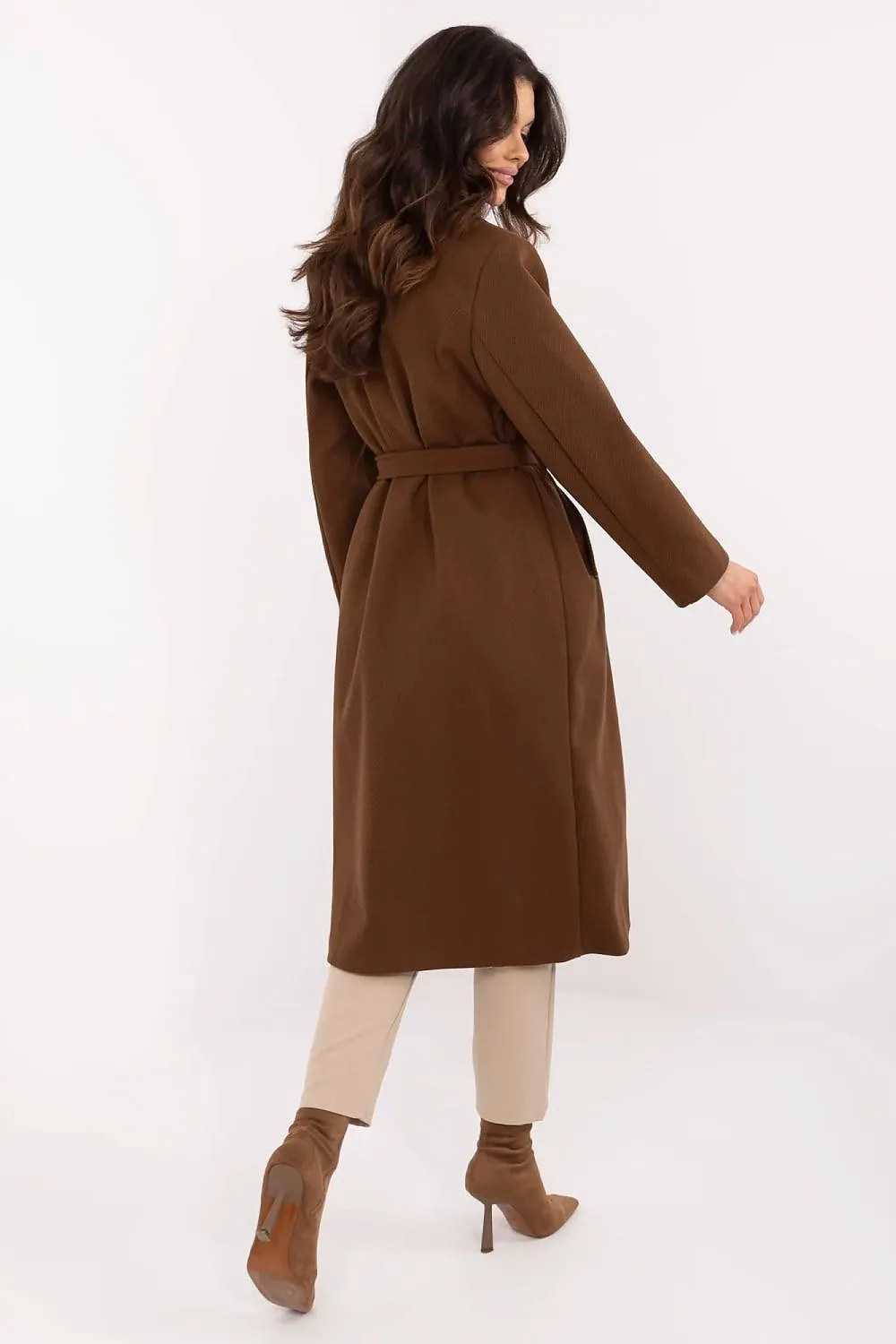 Women's elegant knee-length coat