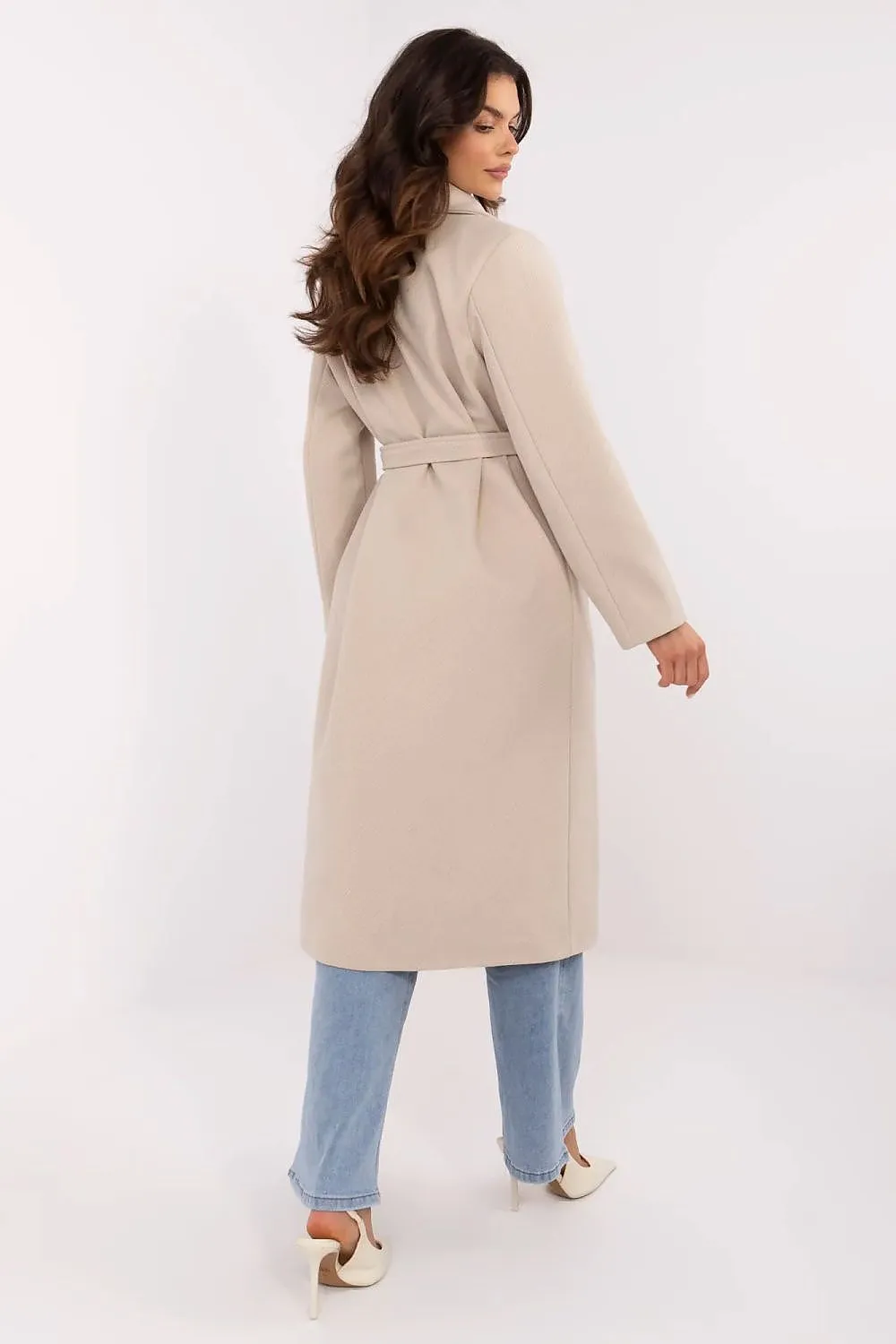 Women's elegant knee-length coat