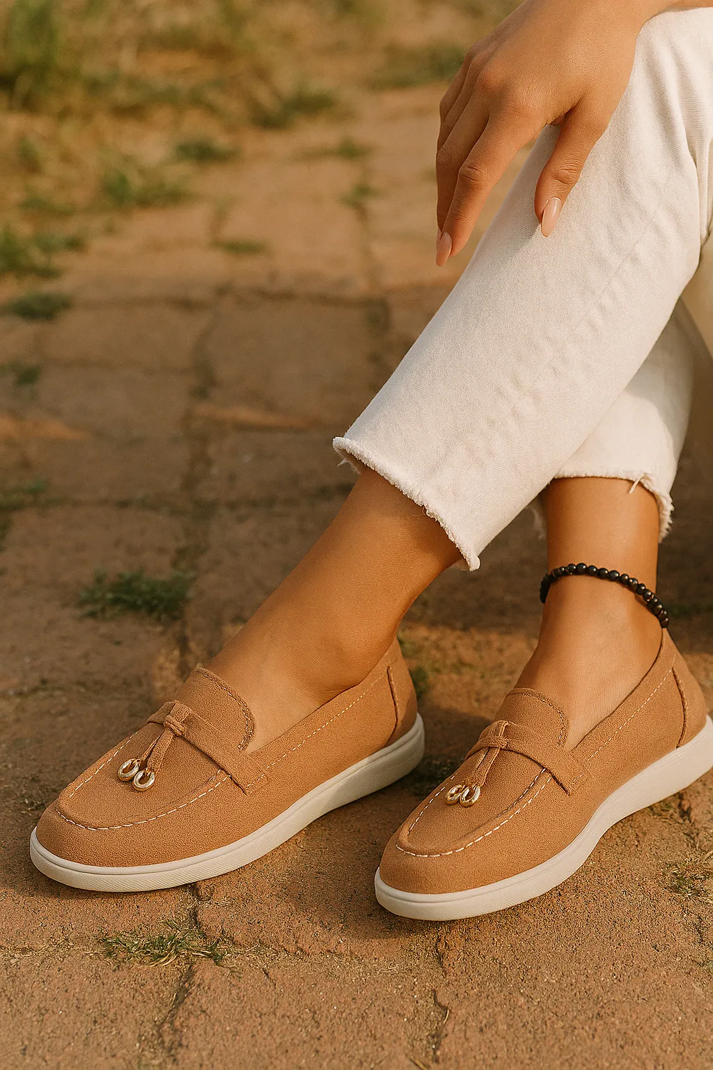 Women's Leather Loafers Elegant Design