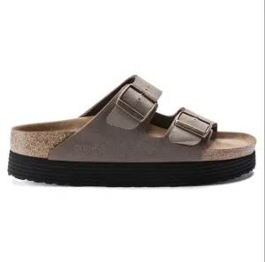 Women's Papillio Arizona Flex Platform Vegan Birkibuc 1027417B Color: Mocha