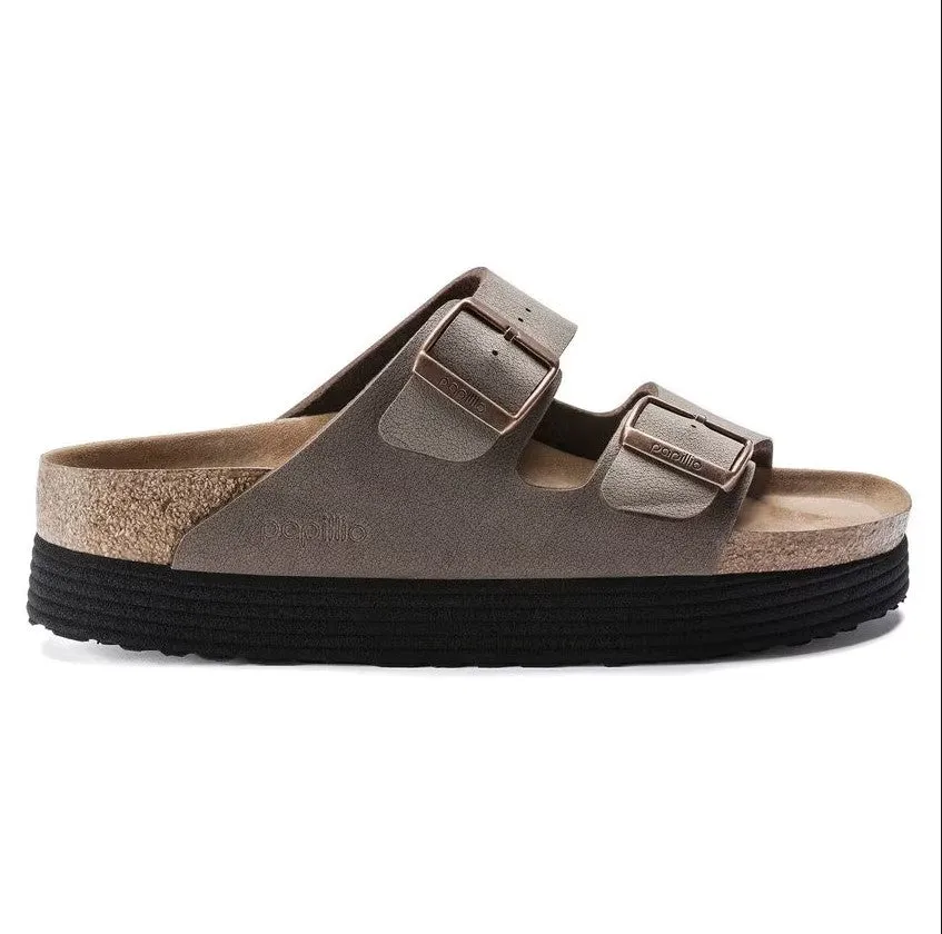 Women's Papillio Arizona Flex Platform Vegan Birkibuc 1027417B Color: Mocha