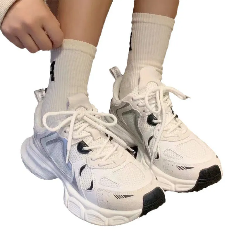 Women's Platform Summer Breathable Clunky Wild Running Sneakers
