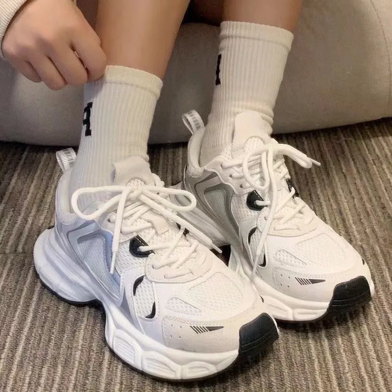 Women's Platform Summer Breathable Clunky Wild Running Sneakers