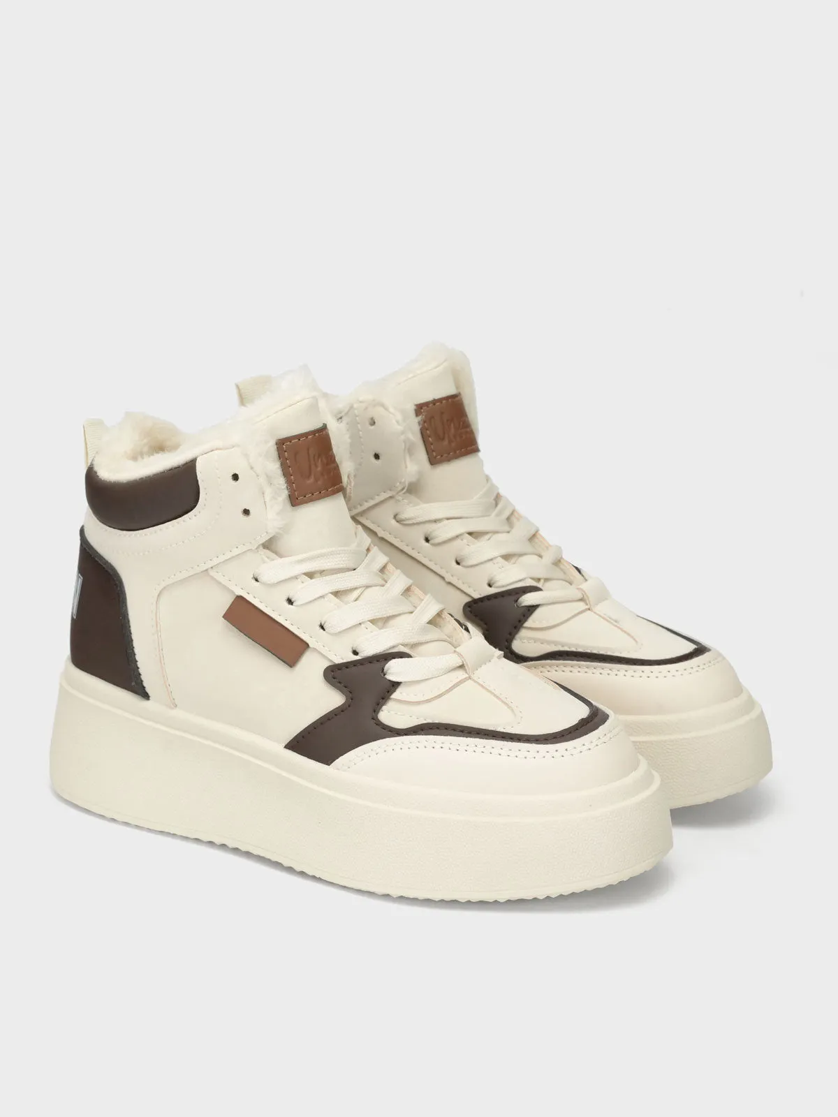 Womens "EIMEAR" Casual FauxFur  Trainers