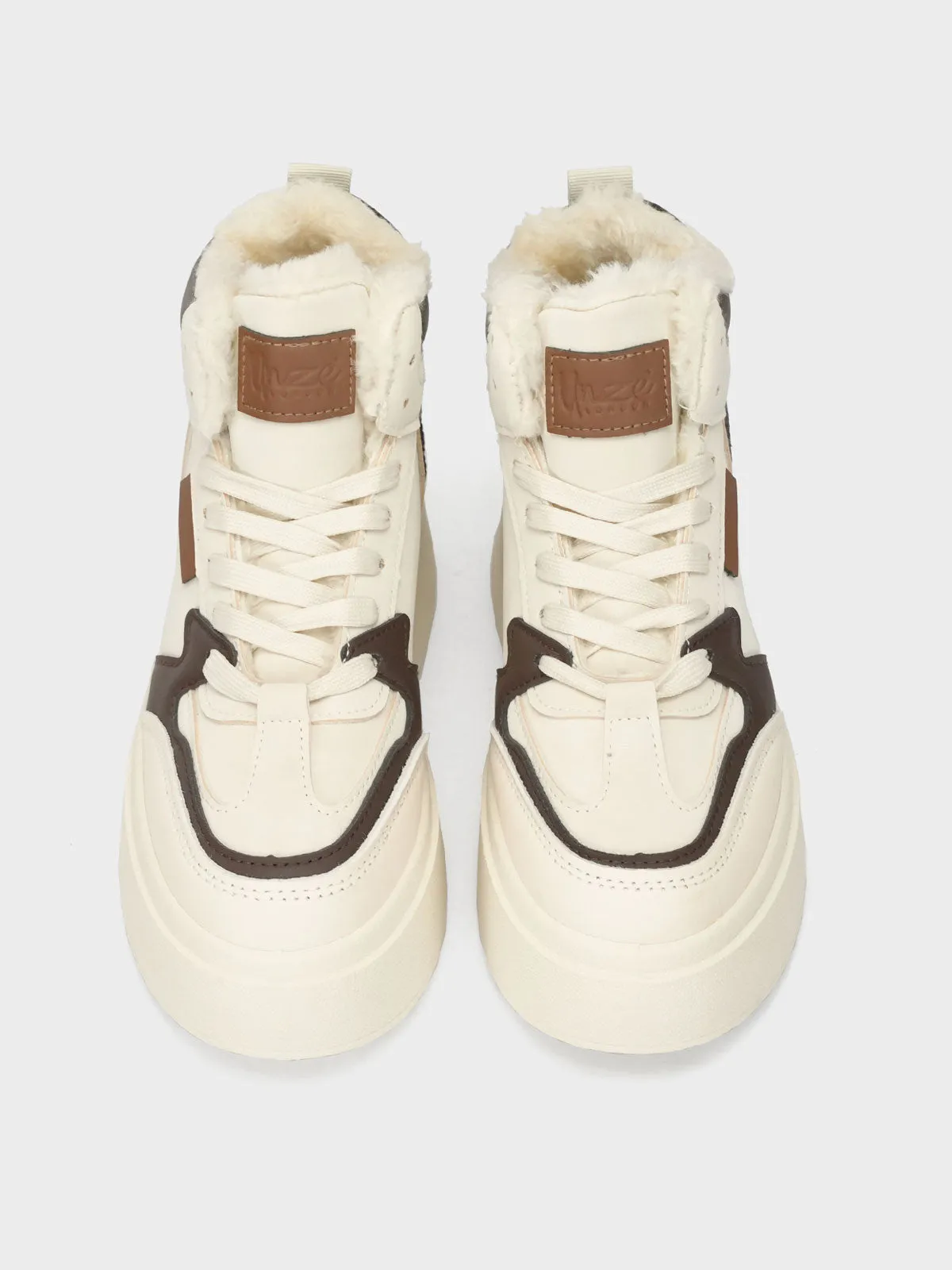 Womens "EIMEAR" Casual FauxFur  Trainers